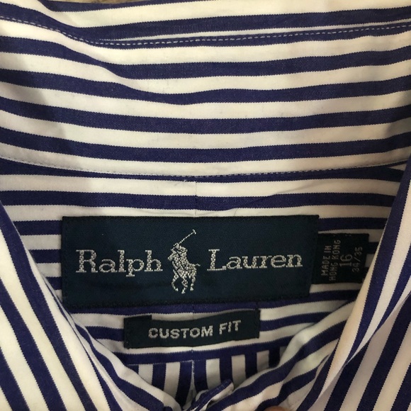 Like New Men’s Ralph Lauren Dress Shirt - Picture 3 of 4
